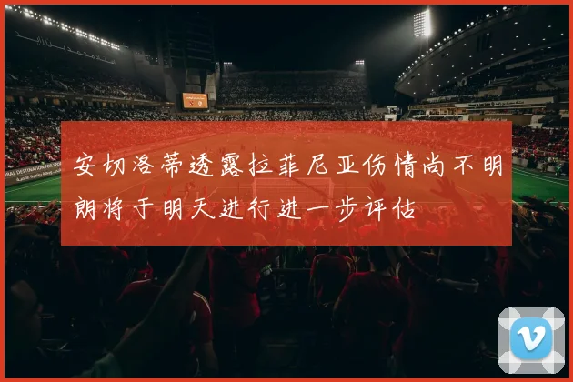 安切洛蒂透露拉菲尼亚伤情尚不明朗将于明天进行进一步评估